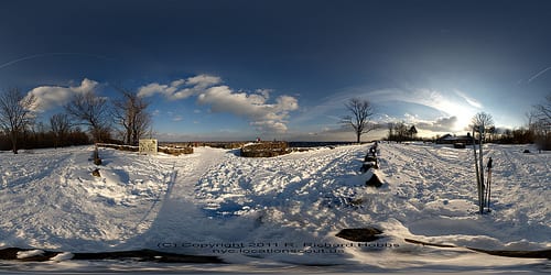 Location Scouting VR Pano: State Line Lookout, Palisades Interstate Park, Alpine, NJ