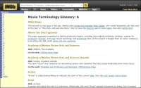 IMDB Film Terminology Glossaries