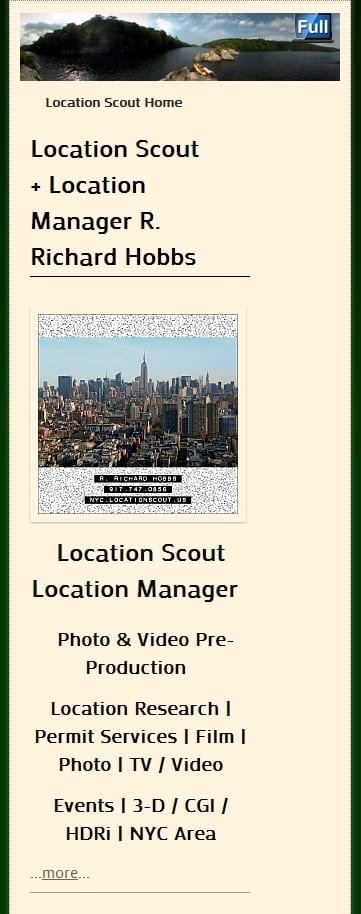 nyc.locationscout.us as Represented in Smartphone Format